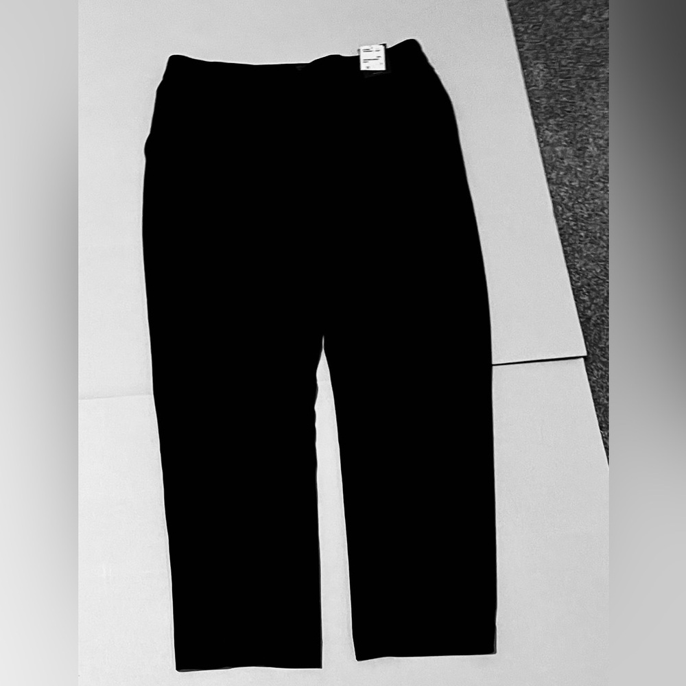 Forever 21 Women’s NWT Woven Black Zip Up Pants/Ankle            SIZE XL
